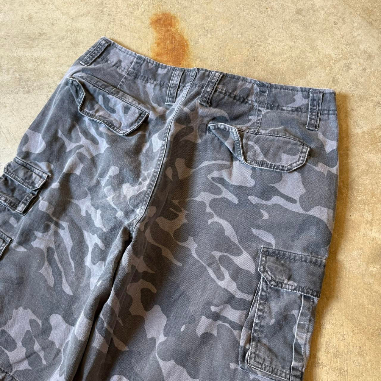 Y2K Camo Cargo Shorts