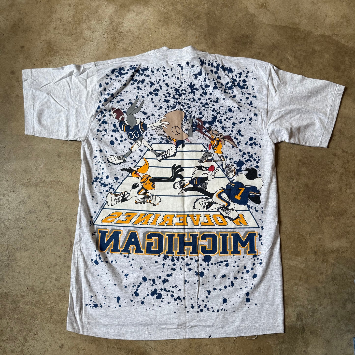 90’s Michigan Looney Tunes AOP