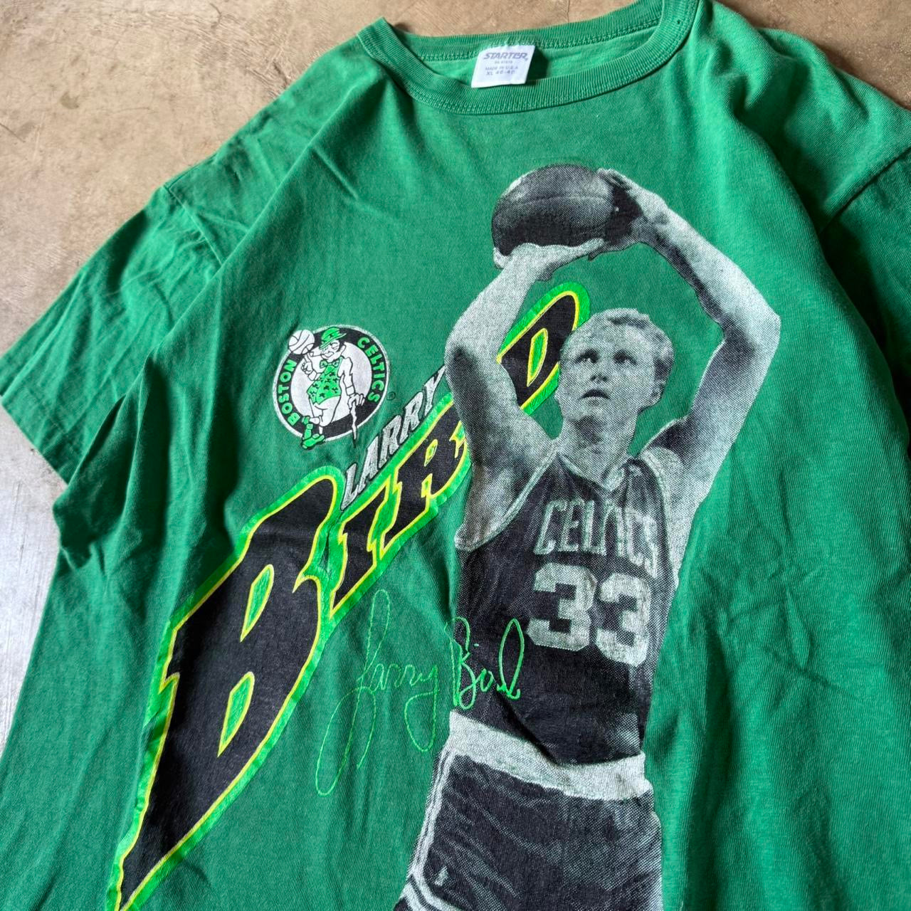 1989 Larry Bird Celtics Starter Shirt