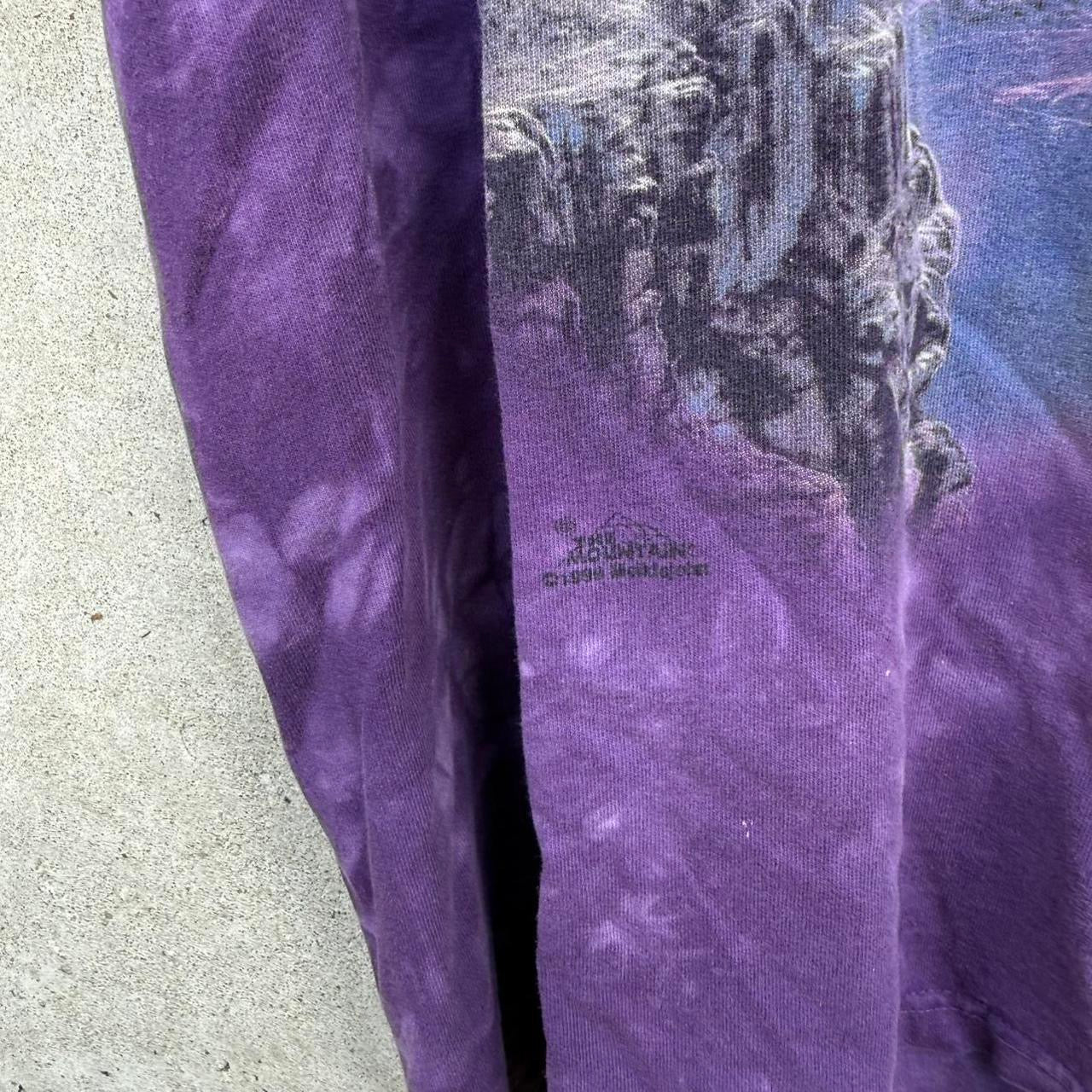 90's The Mountain Purple Tee