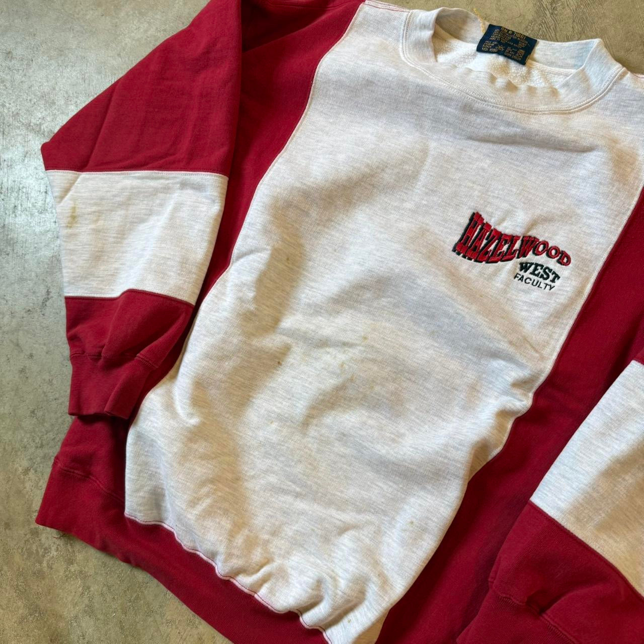 Vintage Hazelwood West Reverse Weave Crewneck