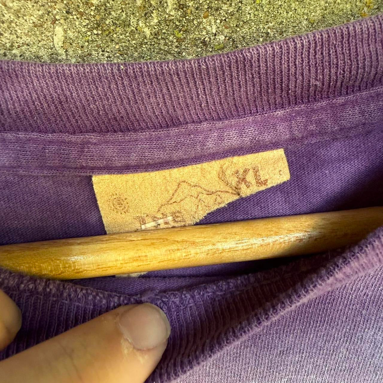 90's The Mountain Purple Tee
