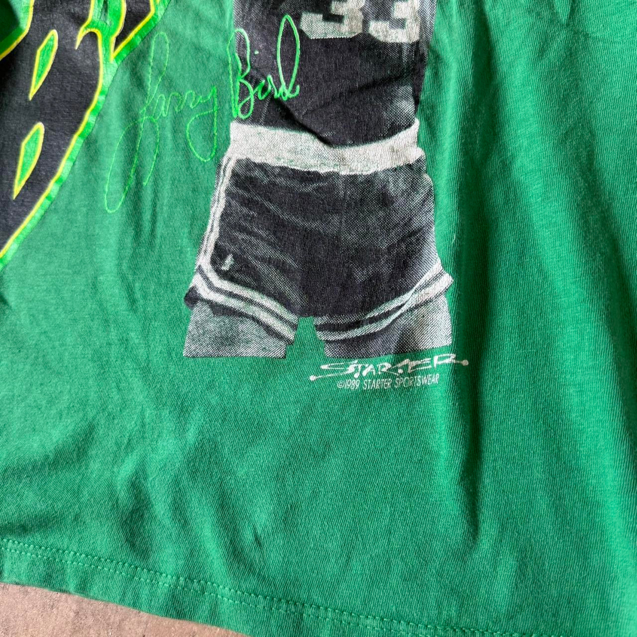 1989 Larry Bird Celtics Starter Shirt