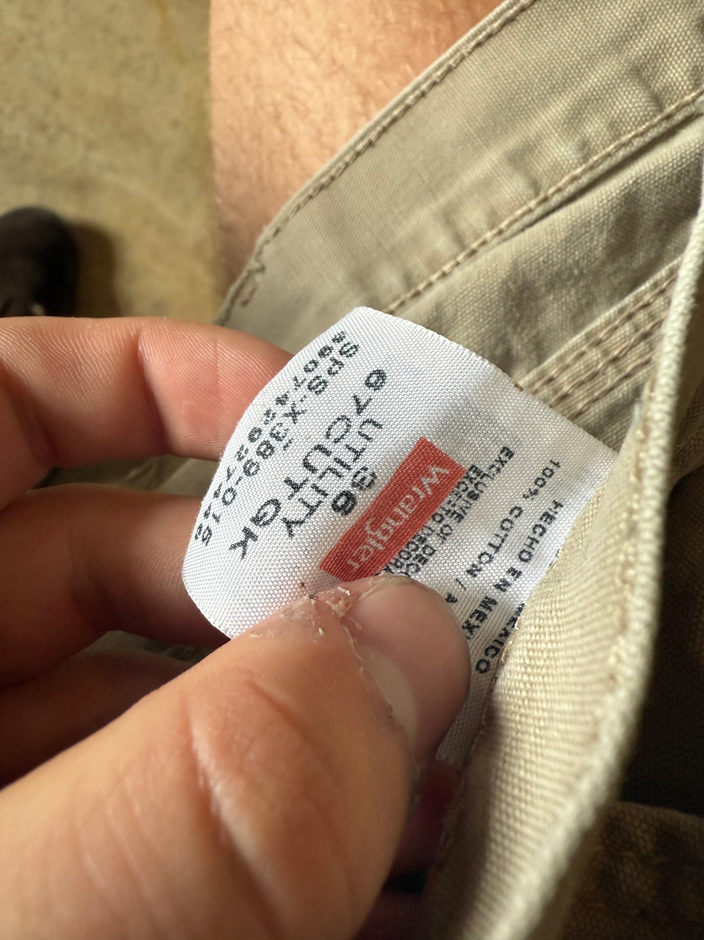 Distressed Wrangler Cargo Shorts