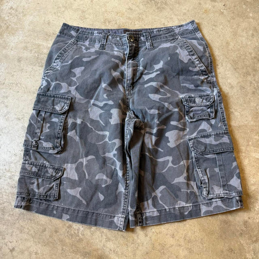 Y2K Camo Cargo Shorts