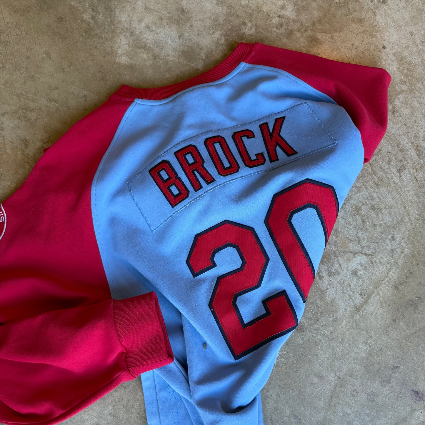 Y2K Lou Brock STL Cardinals LS Jersey