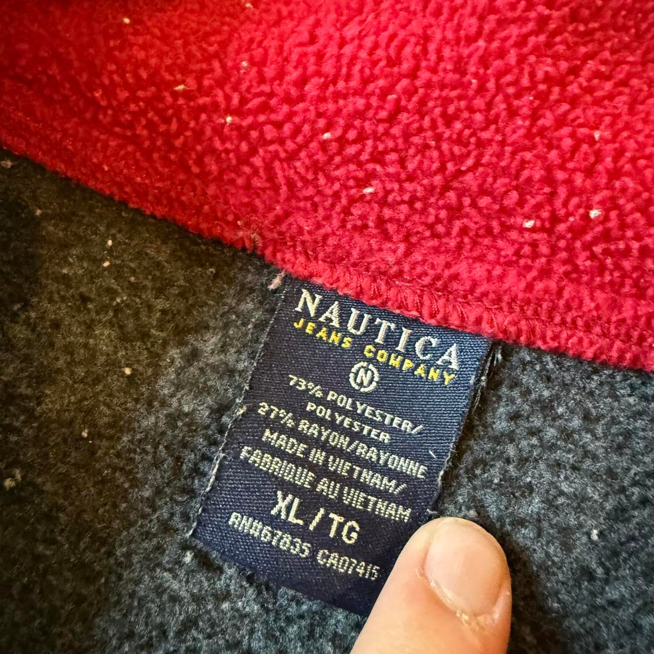 Nautica Jeans Fleece 1/4 Zip