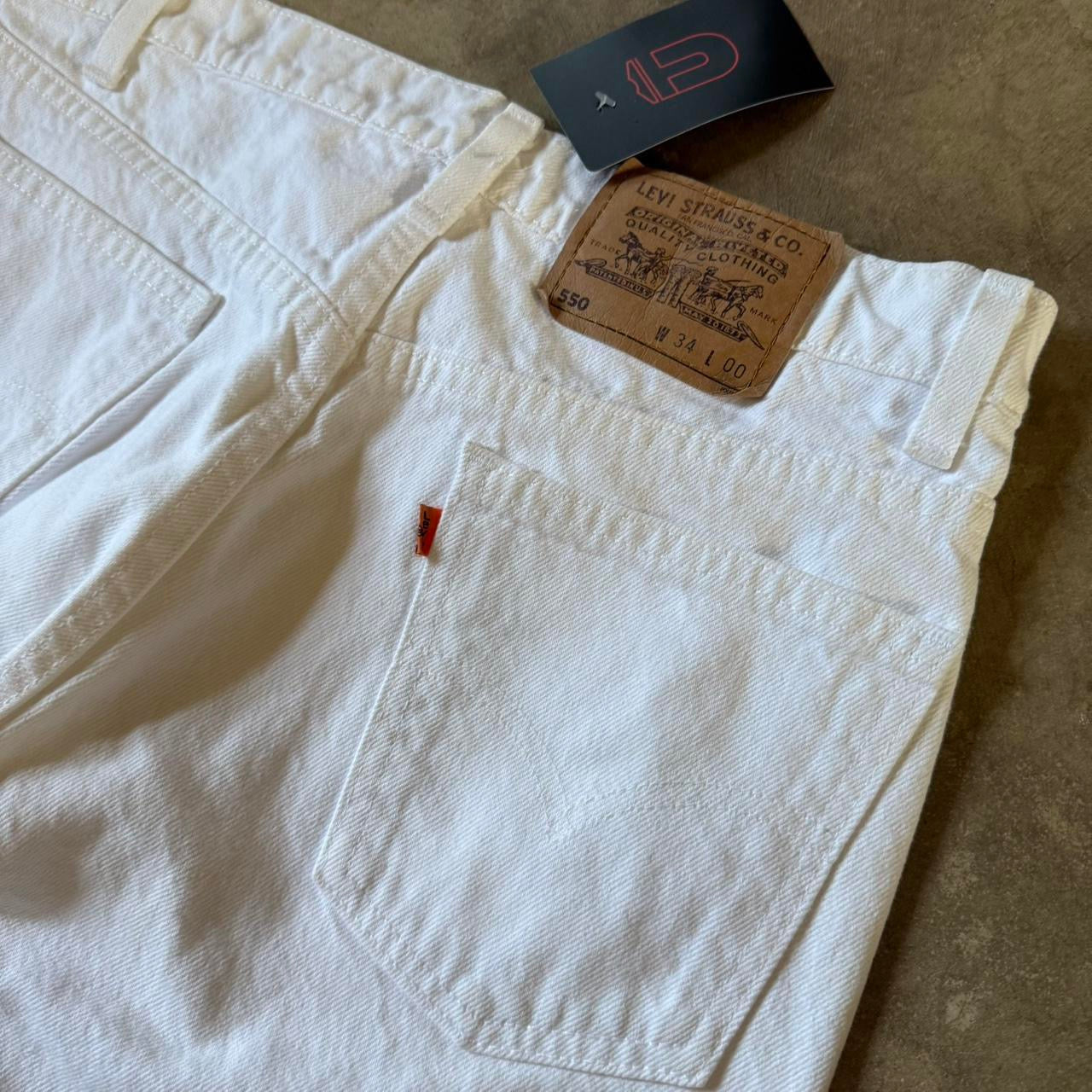 1995 Orange Tab Levi's Jorts