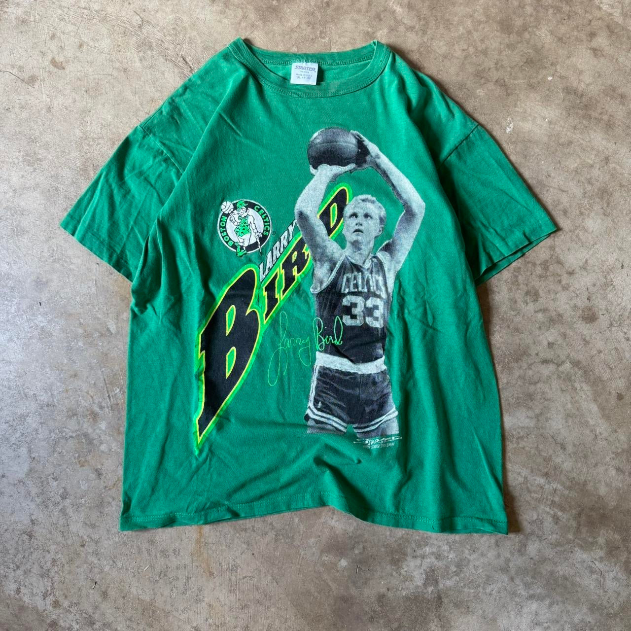 1989 Larry Bird Celtics Starter Shirt