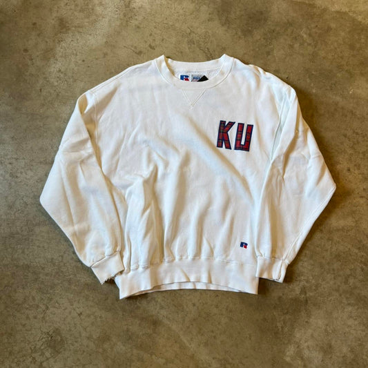 80's/90's Russell Athletic KU Kansas Crewneck