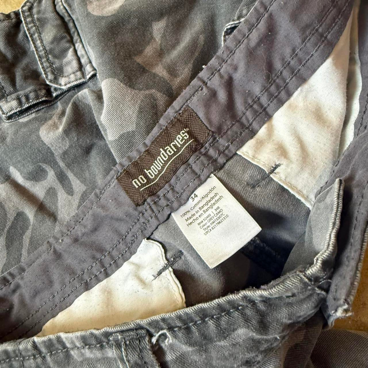 Y2K Camo Cargo Shorts