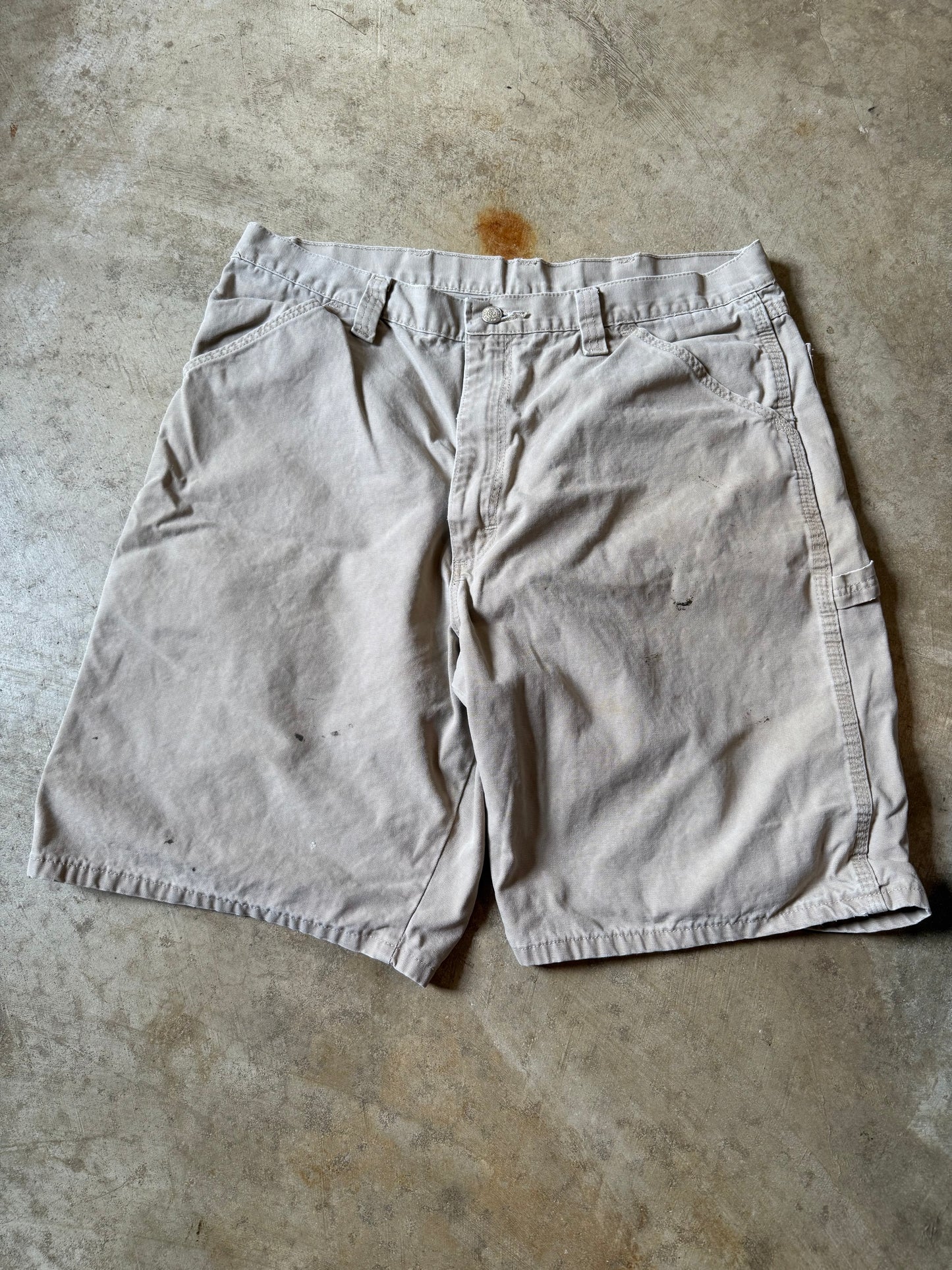 Distressed Wrangler Cargo Shorts