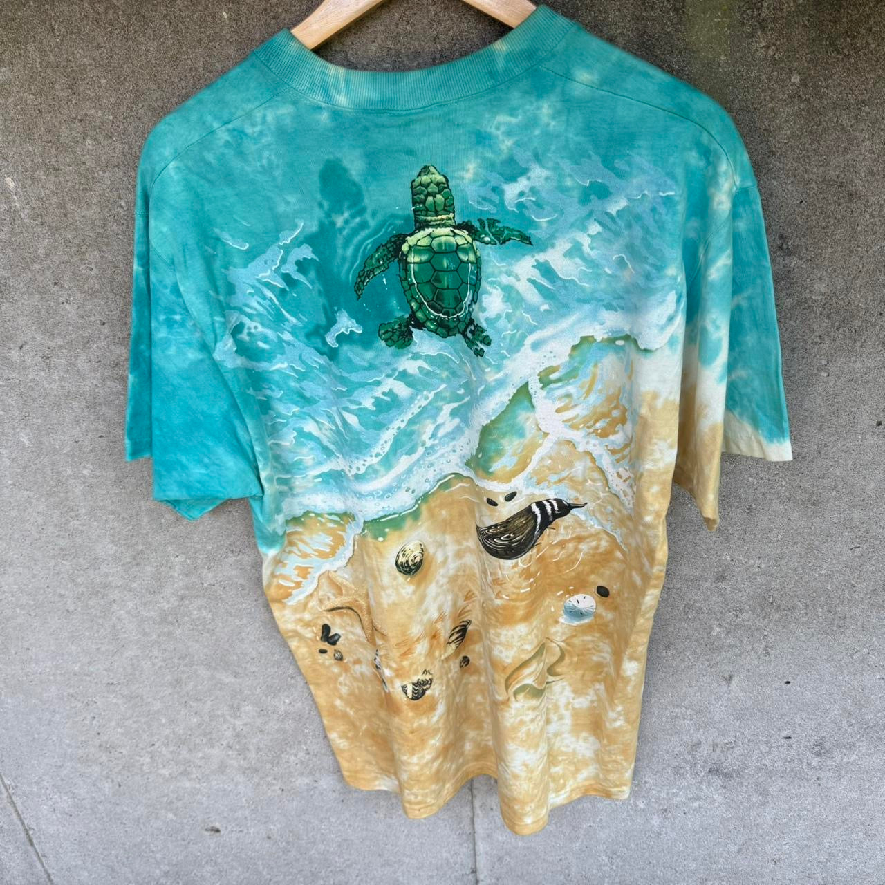 1996 Liquid Blue Turtle Beach Shirt