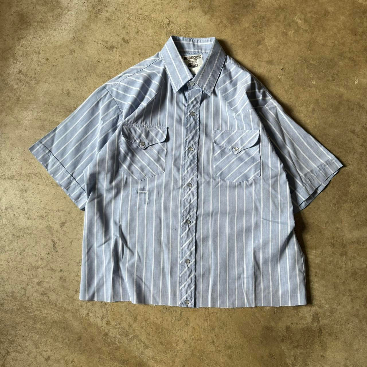 Vintage Cropped Button Up