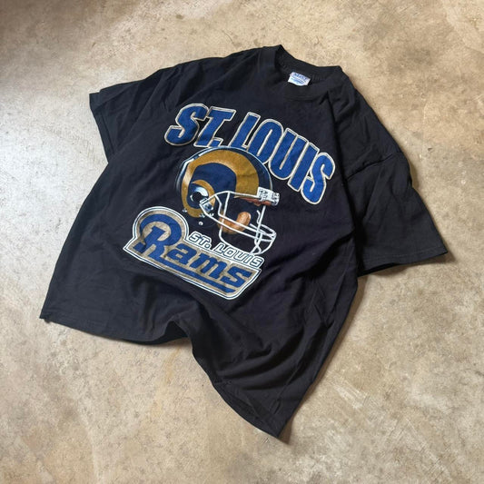 Vintage STL Rams Helmet Tee