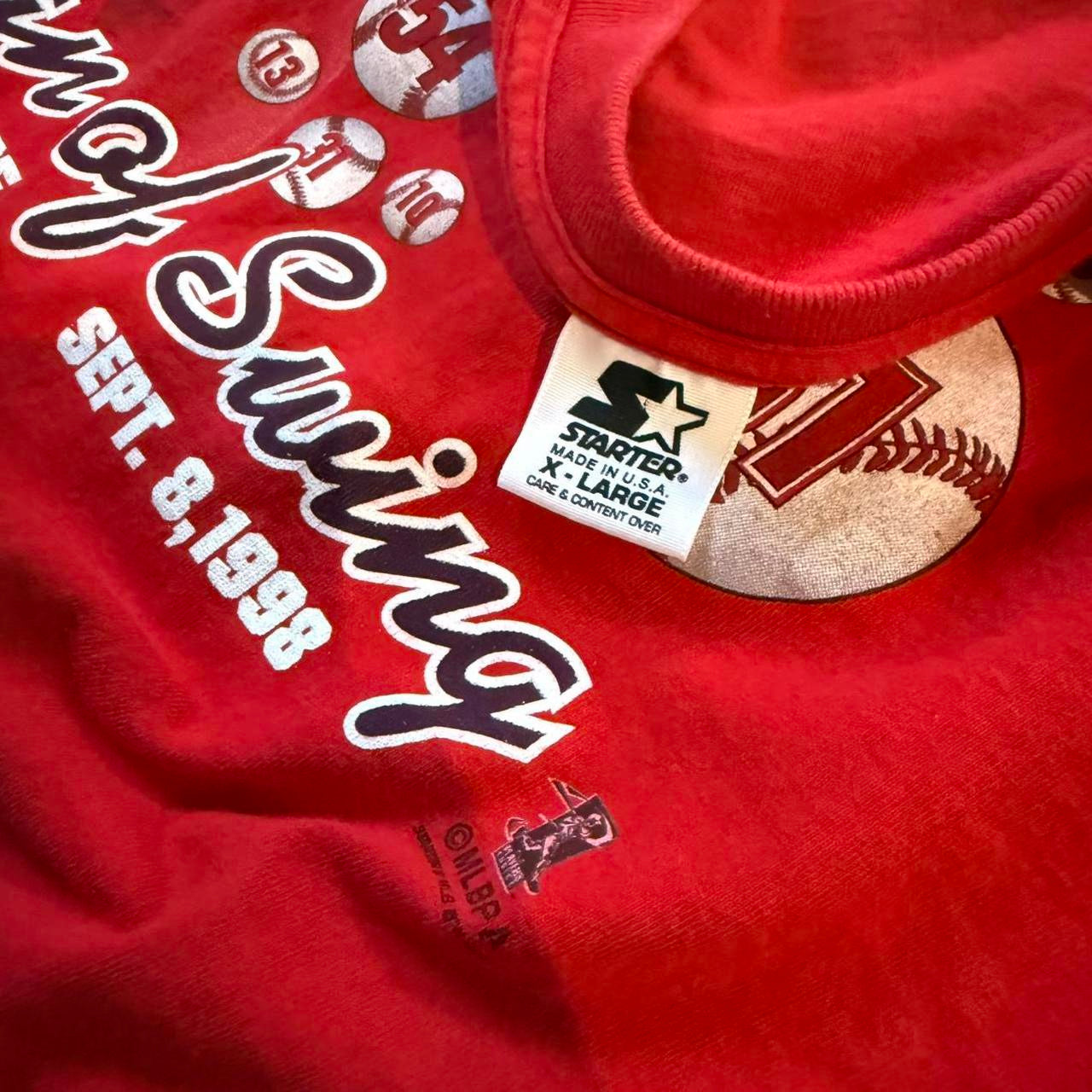 1998 Starter Mark Mcgwire Shirt