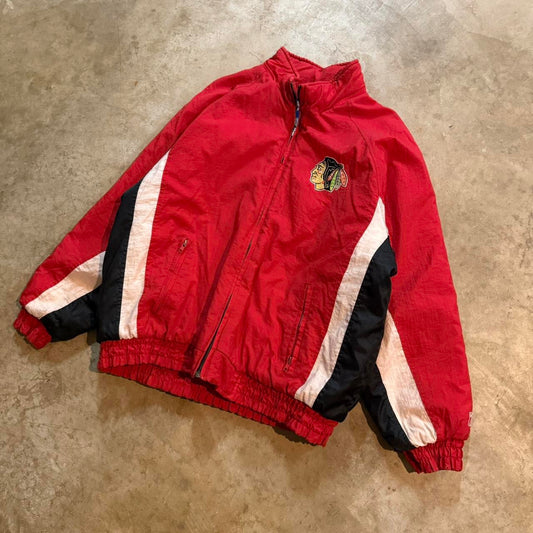 Vintage Logo 7 Chicago Blackhawks Jacket