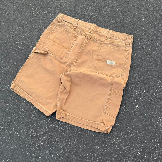 Tan Wrangler Cargo Shorts