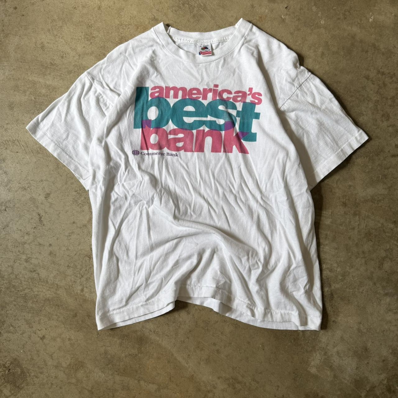 vintage 90’s bank shirt